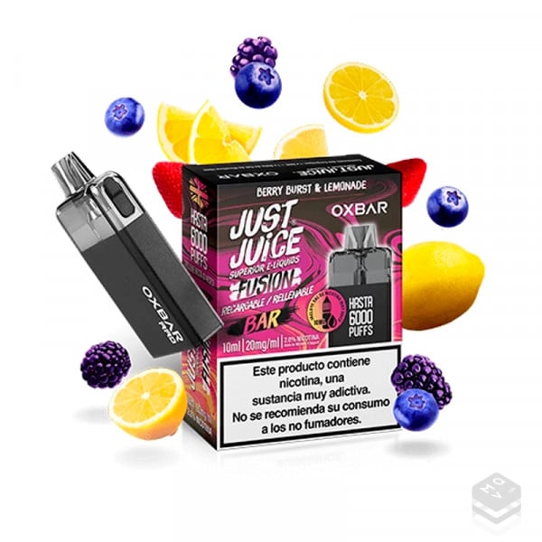 disposable-pod-berry-burst-lemonade-just-juice-oxbar-refillable OXBAR POD BERRY BURST & LEMONADE