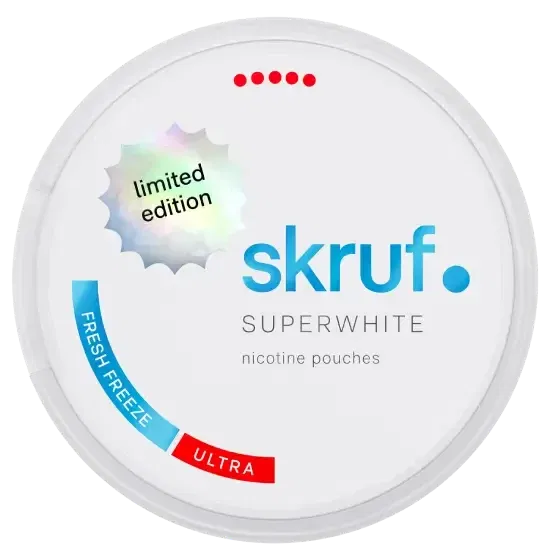 SKRUF FRESH FREEZE ULTRA LIMITED SKRUF SUPERWHITE FRESH FREEZE LIMITED EDITION