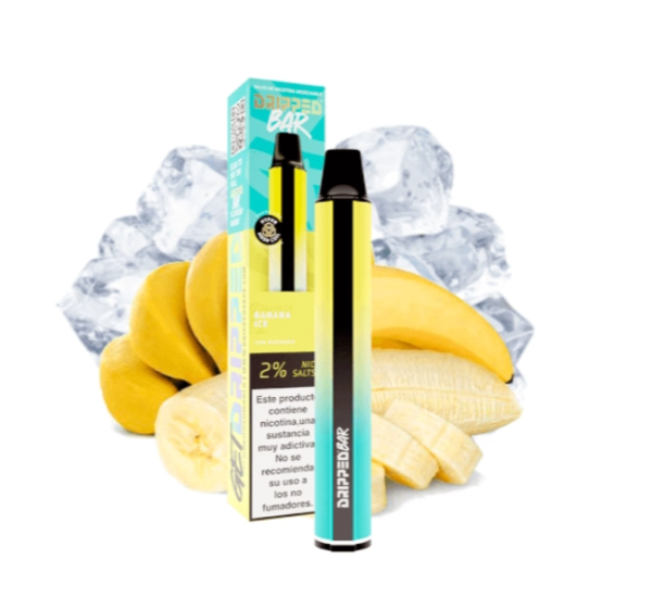 Dripped Bar Disposable Banana Ice 20mg DRIPPED BAR DISPOSABLE BANANA ICE 20MG